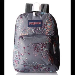 [Jansport] Shady Grey Sprinkled Floral Backpack